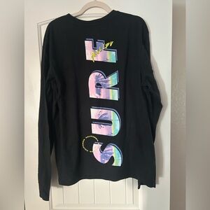 Black Long Sleeve Malibu Shirt